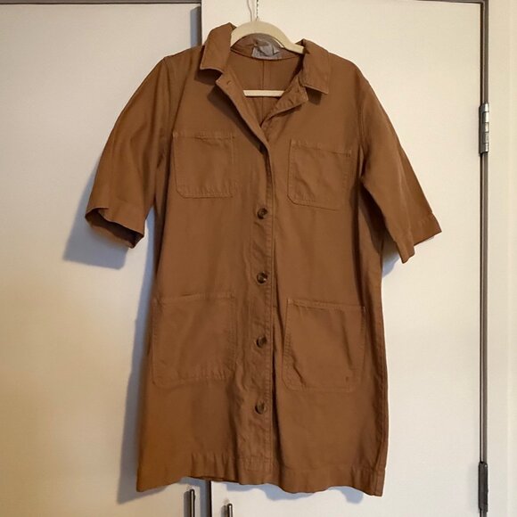 Everlane Dresses & Skirts - Everlane Utility Shirt Dress Size 8